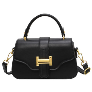  Túi xách nữ kẹp nách đeo chéo khóa chữ H da trơn K331 