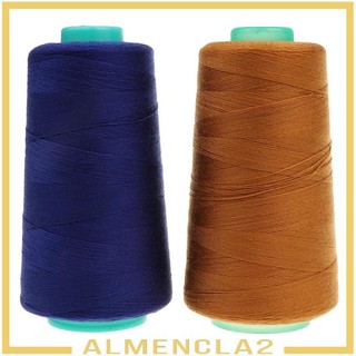 [Almencla2] Sợi may quần jean Polyester cuộn 2 màu cho 20S / 2