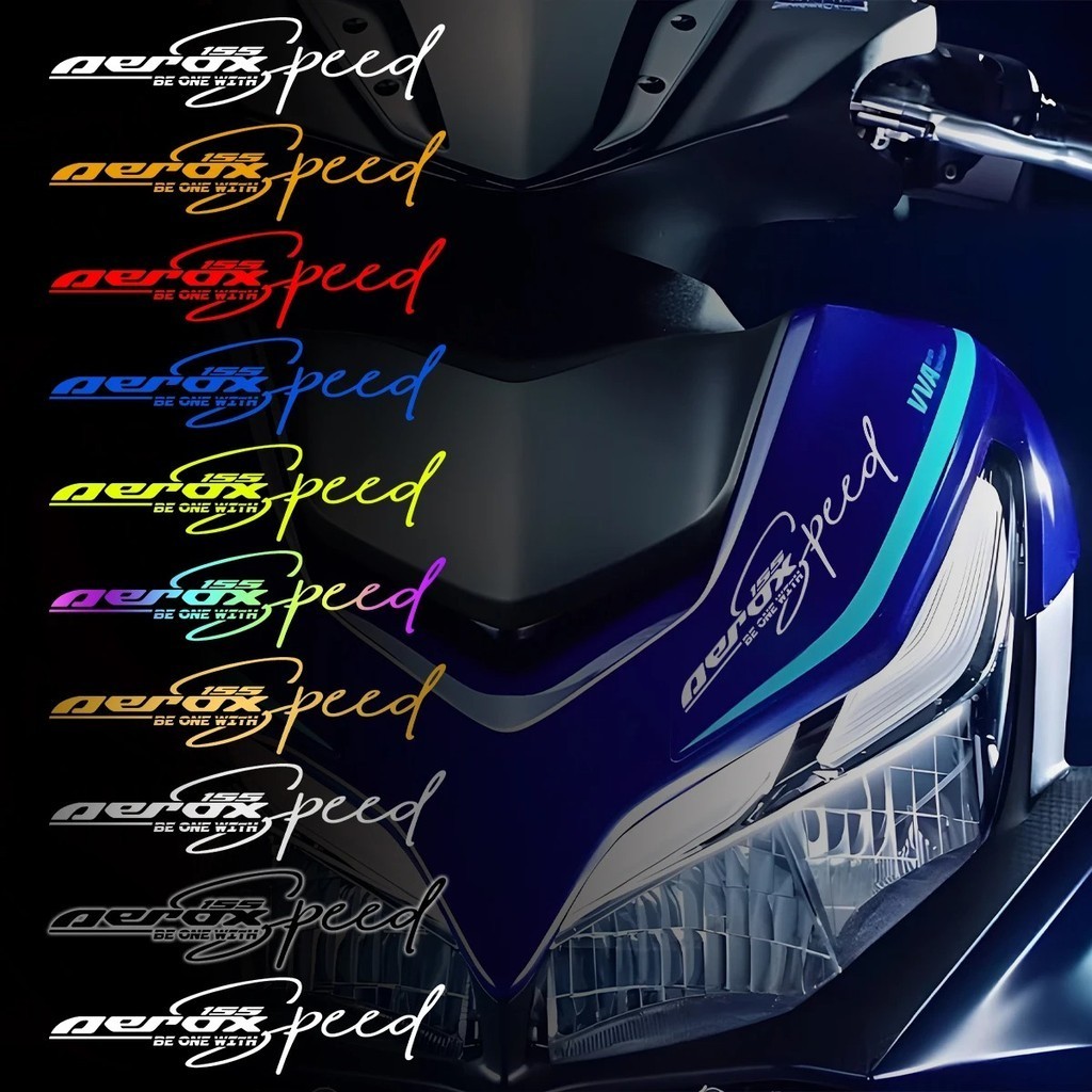 Phản Quang Xe Máy Dán Xe Máy Xe Đạp Xe Tay Ga Đầu Thân Kính Chắn Gió Phụ Kiện Decal Cho YAMAHA AEROX