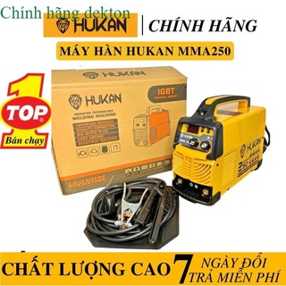 [Chính Hãng] Máy Hàn Que HUKAN MMA250 Công Suất 6.2KV Dòng Điện Ra 20-250A Shop dekton chính hãng