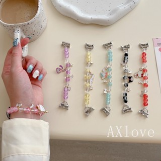 Dây đeo pha lê Cinnamoroll Sanrio dễ thương cho Xiaomi Mi Band 9 8 7 3 4 5 6 NFC Star Dailu Dây đeo đồng hồ đeo tay thời trang thay thế cho vòng đeo tay nữ Xiaomi Miband 9