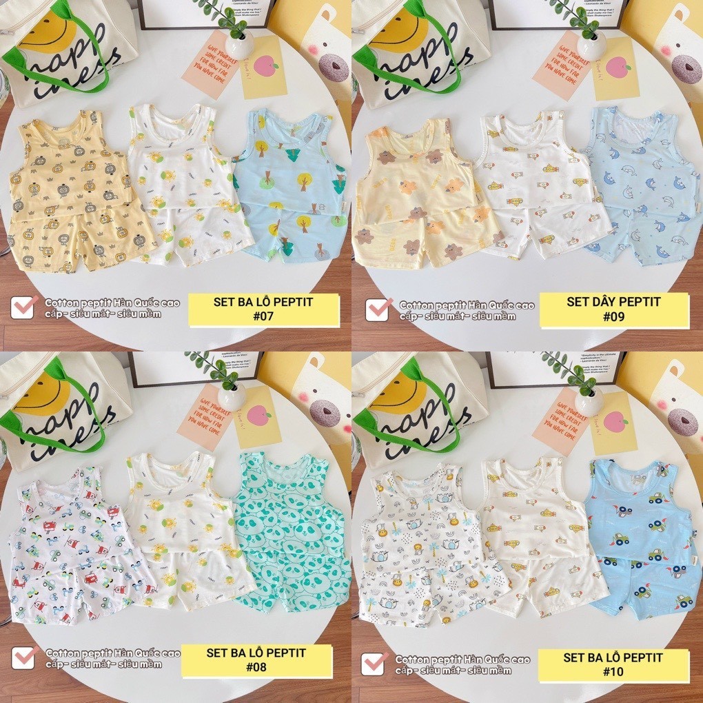 SET 3 BỘ BA LỖ PEPTIT CHO BÉ