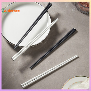 Aislerbee 5 Đôi Đũa Sợi Thủy Tinh Chịu Nhiệt Chống Trơn Trượt Cấp Thực Phẩm Máy Rửa Chén An Toàn Lẩu Trung Quốc Đũa Đồ Dùng Nhà Bếp