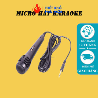Micro hát karaoke có dây cho nhiều loại loa kéo loa bluetooth KM-S1,KM-S2, P88, P89 ....