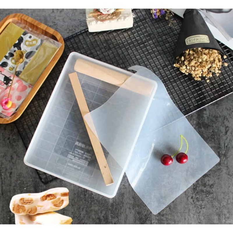 Combo Khuôn Làm Kẹo Nougat 60v/112v 5 Chi Tiết, Có Ô Chia Vạch Tiện Lợi | MYCMART