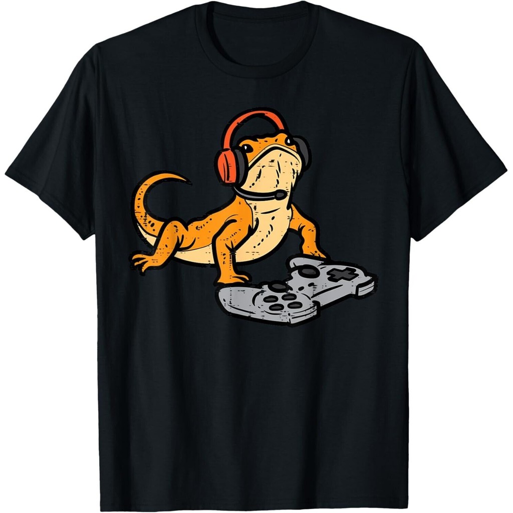 Áo nam có râu rồng chơi game vui nhộn Game thủ động vật