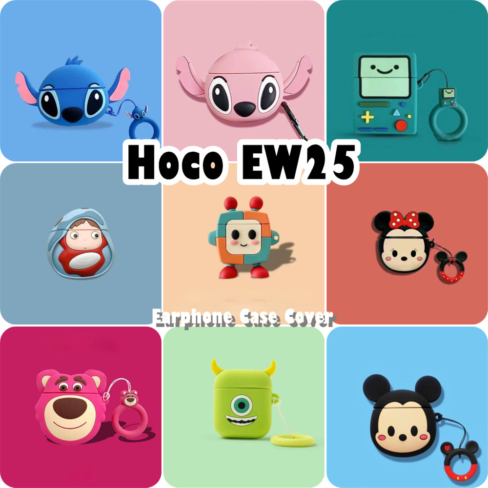 【imamura】Cho Hoco EW25 ốp tai ng Case Phim hoạt hình sáng tạo Vỏ Bảo Vệ Hộp Sạc Tai Nghe