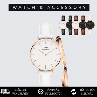 [Tặng Kèm Hộp Nơ] Đồng Hồ Nữ Daniel Welington Classic Petite Bondi Rose Gold + Vòng Tay D_W Cuff Chính Hãng