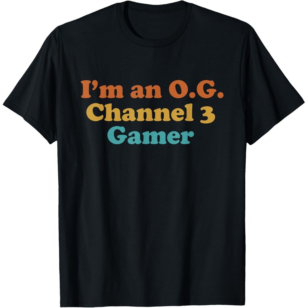 I _ M An Og Channel 3 Game Thủ Ngộ nghĩnh Retro Vintage Video Game Áo Thun