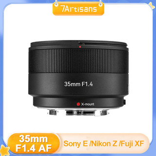  7artisans 35mm F1.4 AF APS-C Khẩu độ lớn Tự động lấy nét Prime Ống kính cho máy ảnh Sony E Nikon Z Fuji XF Mount 