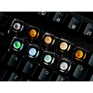 Keycap bàn phím cơ Solar System, Nút bàn phím Hệ Mặt Trời, Galaxy Keycap, keycap lẻ, phụ kiện bàn phím cơ