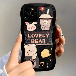 Ốp lưng silicon viền mây - mẫu lovely bear - vm014