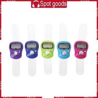 Bộ đếm ngón tay Mini GODD LCD Màn hình kỹ thuật số điện tử Ngón tay Tally đếm đếm cho hàng chơi gôn Đếm Lap K