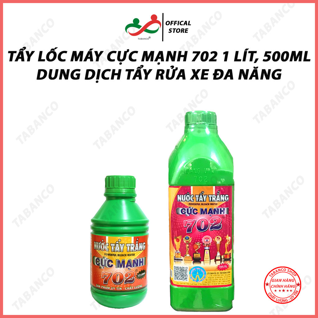 Tẩy Lốc Máy Cực Mạnh 702 1LÍT - Dung Dịch Tẩy Rửa Xe Máy Đa Năng - Tẩy Đầu Bò Kivo