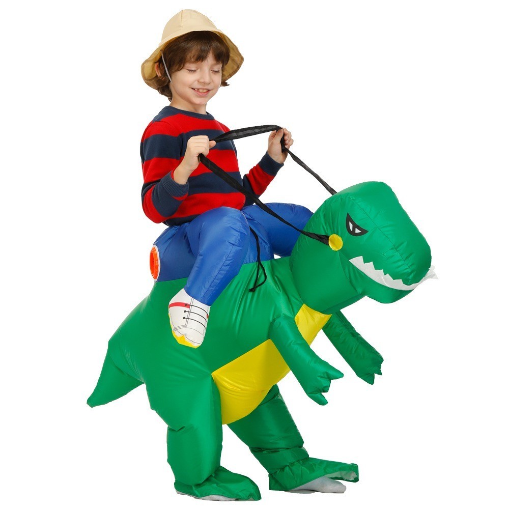   HỎA TỐC  Đồ hóa trang khủng long T-REX bơm hơi SUGE cho bé trai bé gái cosplay khủng long Halloween 