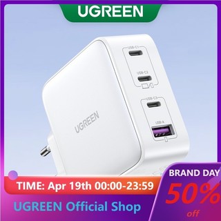 Ugreen Bộ Sạc 4 Cổng usb c 100w Cho macbook pro / air / ipad / iphone 15 pro / galaxy s23 ultra / dell xps