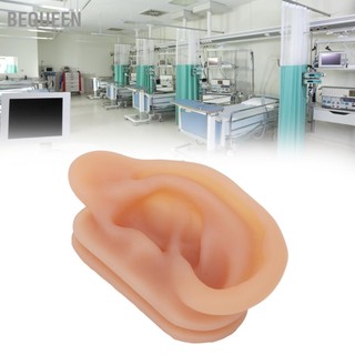 Bequeen Mô Hình Tai Silicon Phỏng Công Cụ Thực Hành Châm Cứu Có Đế Hiển Thị Để Xuyên Màn