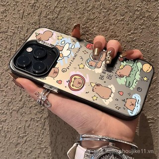 Ốp lưng Capybara Active Style cho iPhone 15 14 13 12 Pro Max 8 7 Plus xr xs WKSE, vỏ cứng bảo vệ điện thoại