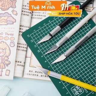 Dao cắt Washi tape, dao gọt mô hình, khắc trổ handmade trên nhiều chất liệu
