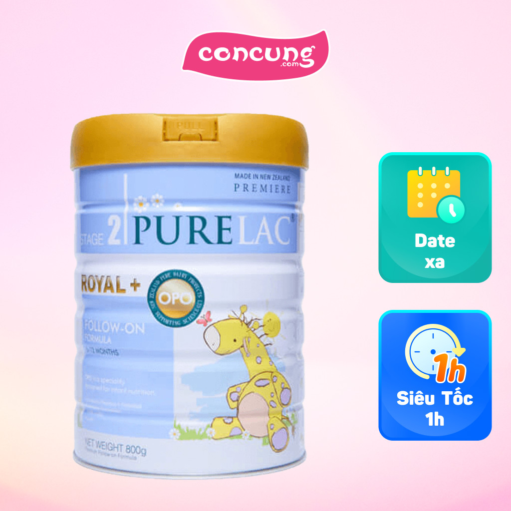 Sữa Purelac số 2 800g (6-12 tháng)