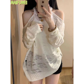 MAIFUWEI áo Len áo cardigan khoác tingoan Đơn giản Phong cách thời trang WMY245139Z 22Z240526