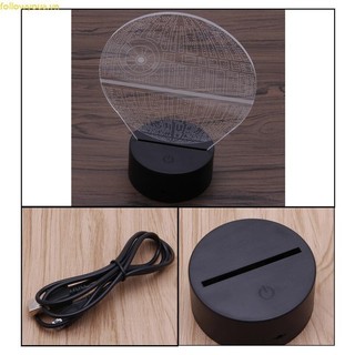 Fol Remote Touch Light 3D Đèn LED Death Star LED Night Light USB Đèn bàn