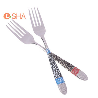 Bộ thìa và nĩa Flatware Bộ dao kéo Bộ đồ phẳng bằng thép không gỉ Nhà hàng Bộ đồ ăn Bộ đồ ăn Bộ thìa và nĩa MỚI