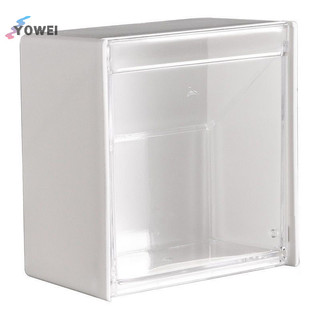 Yowei Nhựa Treo Tường Hộp Bảo Quản Chống Bụi Phòng Tắm Tổ Chức Cho Khăn Bông Trang Điểm Dính Nhỏ Trang Sức Hộp Đựng VN