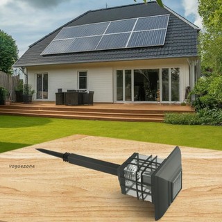 #VOGUEZ#Stylish Wall White Solar Powered Garden Landscape Fence Waterproof Kit LED Light