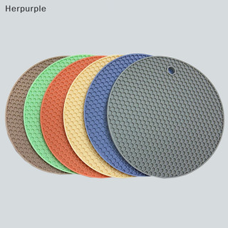 Her Thảm Silicon Coaster Chất Liệu Thực Phẩm Placemat Chống Trơn Trượt Bàn Thảm Phụ Kiện Nhà Bếp Tiện Ích Cốc Tròn Thảm VN