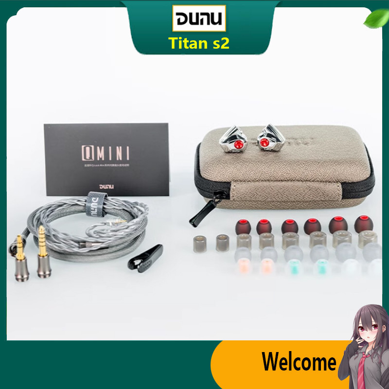 Dunu TITAN S2 In-Ear Di Chuyển-coil Tai Nghe HiFi Nút Cắm Có Thể Hoán Đổi 3.5 Single-end 4.4 Balance