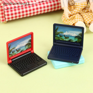 1 / 12 Nhà búp bê Đồ chơi máy tính văn phòng Nhà búp bê Mô hình máy tính xách tay Búp bê Phụ kiện trang trí nhà cửa