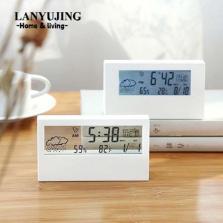 Đồng hồ báo thức kỹ thuật số hợp tác LANYUJING có đèn LED để hiển thị nhiệt độ dễ dàng