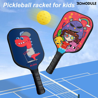Ad-fiber Trẻ Em Pickleball Vợt Pickleball Phụ Kiện Trẻ Em Pickleball Mái Chèo Hoạt Hình In Kính Nhẹ