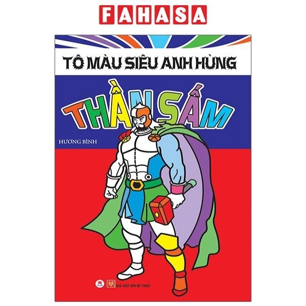 Sách Tô Màu Siêu Anh Hùng: Thần Sấm
