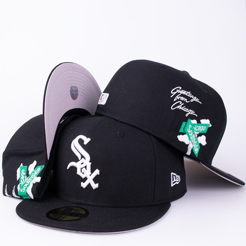 Thêu chất lượng cao The _ White _ Sox _ Snapback _ 59FIFTY _ _ Mũ thời trang Nam Nữ Mũ kèm theo đầy 