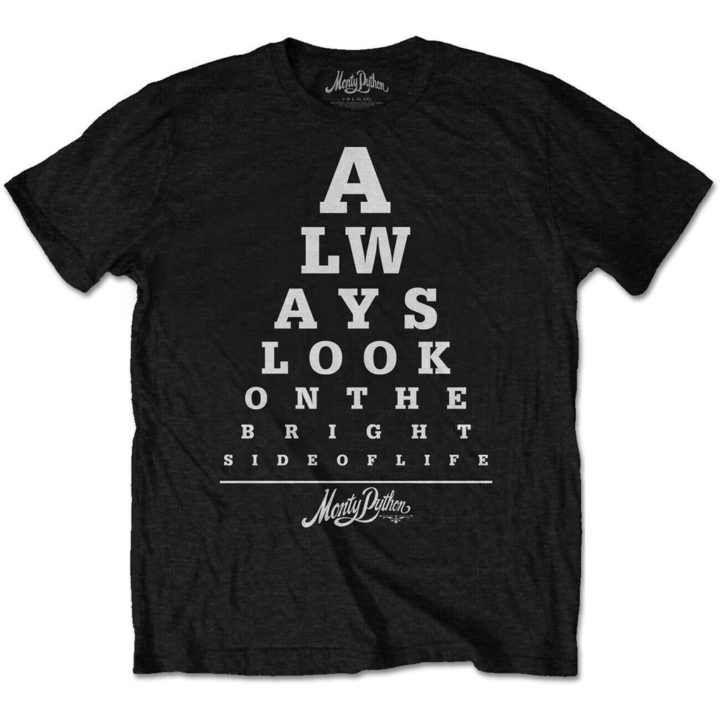 Áo thun Monty Python Bright Side Eye Test Merchandise Xs-3Xl Mới