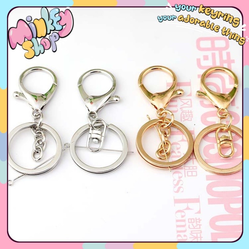 Combo 5 Móc Khoá Càng Cua Móc Chìa Khoá Tròn Kim Loại Cứng Chắc Dùng Gắn Chìa Khoá Nhà, Xe-Minkey Shop