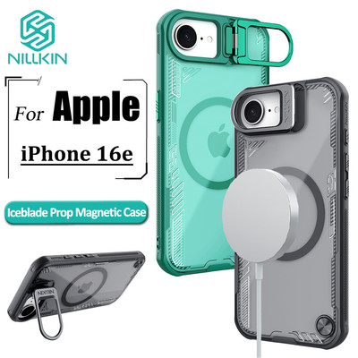 Ốp Lưng Từ Tính Nillkin Iceblade Cho iPhone 16E / iPhone 17E Ốp lưng Flip Cover Bảo Vệ Ống Kính Mặt Sau