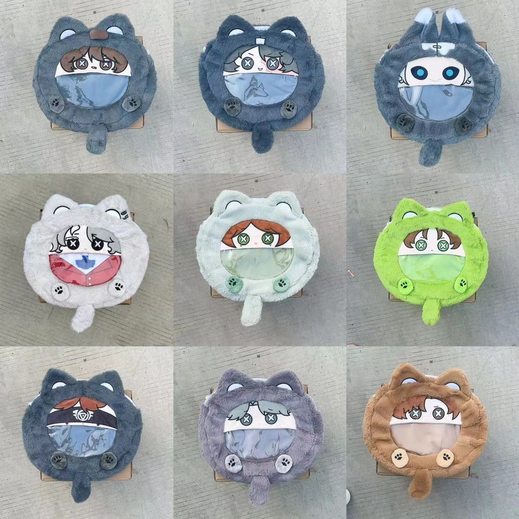 Trò Chơi Nhận Dạng V Cosplay Ba Lô Làm Vườn Mercenary Seer Embalmer Aesop Carl Tracy Trong Suốt Khuô