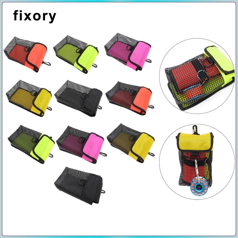 Fixory Scuba Diving Gear Túi Bảo Quản Lưới Túi Di Động Nhẹ Lặn Phao Tàu Sân Bay Túi Lặn Lướt Spearfi