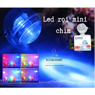 Đèn Led KK-1W rọi để trong nước Trang Trí Bể Cá - Tự Động Chuyển Màu - Led mini 1w
