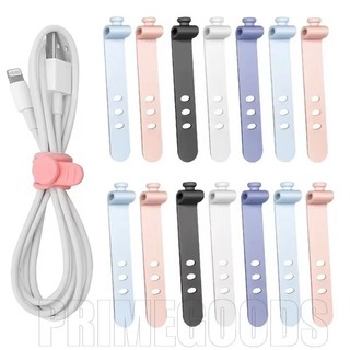 1 / 5 Chiếc Cuộn Cáp Dữ Liệu Điện Thoại Di Động - Mềm, Silicon, Chống Bụi - Dây Buộc Cáp Có Thể Tái Sử Dụng - Cho Gia Đình, Văn Phòng Để Bàn - Quản Lý Dây Di Động