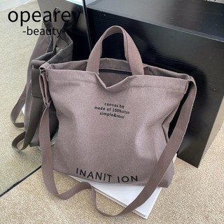Opearey xách dày OPEAREY, Túi đeo chéo vải Canvas lưu trữ, Túi đeo vai màu trơn