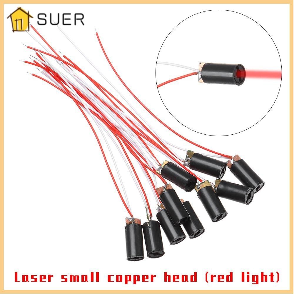 Suenin 5 / 10 chiếc Điốt Laser Đầu Đồng Mini 5 triệu Watt Mô-đun Diode Chấm