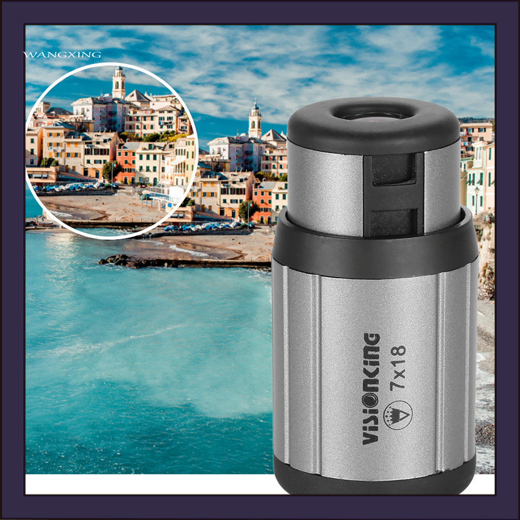 [Wx] Kính thiên văn một mắt Tầm nhìn ban đêm Mini Chống trượt Ổn định Độ phóng đại 7 lần Độ rõ nét cao Ngoài trời một mắt để cắm trại | BigBuy360 - bigbuy360.vn