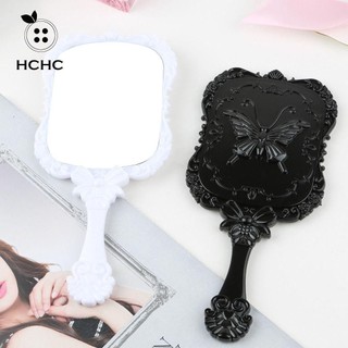 Gương Mỹ Phẩm Họa Tiết Bướm, Không Biến Dạng Phong Cách Châu Âu Gương Làm Đẹp Cầm Tay, Vuông Thanh Lịch Độ Nét Cao Di Động Gương Trang Điểm Để Bàn