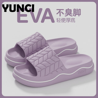 YUNCI dép cross dép kiểu nữ đi chơi Hợp thời Màu sắc đa dạng Độn đế Phong cách đơn giản FYT2440SQX 16Z240418