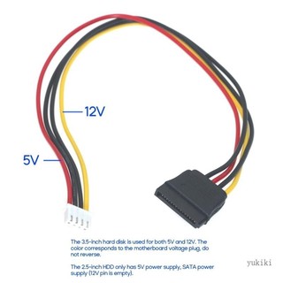 Kiki 4Pin Floppy Nữ Sang 15Pin Nữ Adapter Chuyển Đổi Dây Nguồn Floppy Nữ Sang 15Pin Nữ Adapter