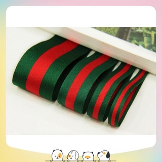 Dây Gucci sọc XANH LÁ làm phụ kiện trang trí giày, dép, túi, mũ